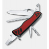 Nôž Victorinox Forester One Hand 111mm,10funkcií, červená/čierna Nôž Victorinox Forester One Hand 111mm,10funkcií, červená/čierna