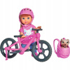 Simba LOVE Bábika Evi na horskom bicykli 5733273 Simba LOVE Bábika Evi na horskom bicykli 5733273