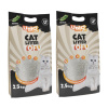 UNIQ PETS TOFU – biologicky rozložiteľný prírodný stelivo pre mačky, 2x2,5 kg UNIQ PETS TOFU – biologicky rozložiteľný prírodný stelivo pre mačky, 2x2,5 kg
