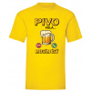 Pivo volá. - Žltá , Pánske , S Pivo volá. - Žltá , Pánske , S