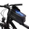Držák Wozinsky - voděodolná kapsa na kolo s upínáním na rám kola a objemem 1,7l - černá včetně průhledné kapsičky na mobilní telefon (Wozinsky Bike Frame Bag 1.7l Phone Cover Black (WBB28BK)) Držák Wozinsky - voděodolná kapsa na kolo s upínáním na rám kola a objemem 1,7l - černá včetně průhledné kapsičky na mobilní telefon (Wozinsky Bike Frame Bag 1.7l Phone Cover Black (WBB28BK))