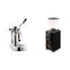 La Pavoni Stradivari Professional Lusso + Stone Espresso Pebble, black La Pavoni Stradivari Professional Lusso + Stone Espresso Pebble, black