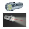 Svietidlo LED 3W COB+ infra laser, strieborná 3xAA Svietidlo LED 3W COB+ infra laser, strieborná 3xAA