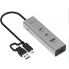 i-tec Universal Charging Metal HUB 2x USB-C + 2x USB-A Port, PD 85W CAHUBMETAL2A2CPD i-tec Universal Charging Metal HUB 2x USB-C + 2x USB-A Port, PD 85W CAHUBMETAL2A2CPD