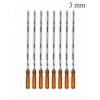 Grilovacie špajdle, ihly - Master Grill & Party 60 cm 8 ks. (Špajle, 2 mm 8 ks) Grilovacie špajdle, ihly - Master Grill & Party 60 cm 8 ks. (Špajle, 2 mm 8 ks)