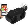 Blow 72-078# Tuya Inteligentná dvojitá zásuvka ovládaná Wi-Fi čierna Blow 72-078# Tuya Inteligentná dvojitá zásuvka ovládaná Wi-Fi čierna