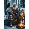 Diamantové maľovanie Norimpex 40x30 cm Severský bojovník Diamantové maľovanie Norimpex 40x30 cm Severský bojovník