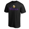 Minnesota Vikings - Team Lockup Black NFL Tričko S/USA=M/EU Minnesota Vikings - Team Lockup Black NFL Tričko S/USA=M/EU