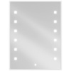 Mexen Ner, LED kúpeľňové zrkadlo s podsvietením 60x80 cm, 6000K, ochrana proti zahmlievaniu, 9809-060-080-611-00 Mexen Ner, LED kúpeľňové zrkadlo s podsvietením 60x80 cm, 6000K, ochrana proti zahmlievaniu, 9809-060-080-611-00