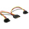 Gembird Kábel SATA napájací na 2x SATA 90 °, rozdvojka, 15cm CC-SATAM2F-02 Gembird Kábel SATA napájací na 2x SATA 90 °, rozdvojka, 15cm CC-SATAM2F-02