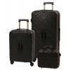 Kabínový kufor BERTOO Livorno - čierna/zlatá SET 3v1 Kabínový kufor BERTOO Livorno - čierna/zlatá SET 3v1