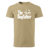 Godfather Vtipné tričko DogFather Barva: Béžová, Velikost: XXL Godfather Vtipné tričko DogFather Barva: Béžová, Velikost: XXL