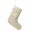 ferm LIVING Vianočná ponožka VELA 50 cm, biela, bavlna ferm LIVING Vianočná ponožka VELA 50 cm, biela, bavlna
