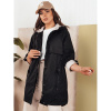Jarná dámska parka čiernej farby, ty4290-XL XL Jarná dámska parka čiernej farby, ty4290-XL XL