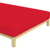 Jersey prestieradlo Červené Rozmer: 180x200 cm Jersey prestieradlo Červené Rozmer: 180x200 cm