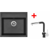 Sinks Solo 560 Metalblack + Mix 3 P GR Sinks Solo 560 Metalblack + Mix 3 P GR