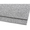 Penová guma Moosgummi s glitrami 20x30 cm Farba: 2 strieborná Penová guma Moosgummi s glitrami 20x30 cm Farba: 2 strieborná