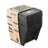 Stohovateľný smetný kôš ECOSORTER na triedený odpad 3x25l 16395 Stohovateľný smetný kôš ECOSORTER na triedený odpad 3x25l 16395