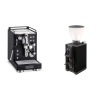 La Pavoni Mini Cellini, black + Stone Espresso Pebble, black La Pavoni Mini Cellini, black + Stone Espresso Pebble, black