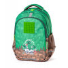 PIXIE CREW Školní batoh dvoukomorový, 2 zipy, Minecraft PIXIE CREW Školní batoh dvoukomorový, 2 zipy, Minecraft
