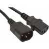 Gembird kábel sieťový predlžovací 1,8m IEC320 C13/14 PC-189 Gembird kábel sieťový predlžovací 1,8m IEC320 C13/14 PC-189