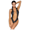 Cottelli - dámske body s golierom - čierne - M/L Cottelli - dámske body s golierom - čierne - M/L