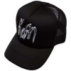 Korn Unisex Mesh Back Cap: Sonic Silver Logo (black) (back Print) Korn Unisex Mesh Back Cap: Sonic Silver Logo (black) (back Print)