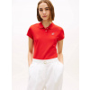 Tommy Hilfiger dámske červené polo tričko WW0WW49259SNE M Tommy Hilfiger dámske červené polo tričko WW0WW49259SNE M