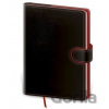 Helma 365 Bodkovaný zápisník Flip B6 (M) čierno/červený Helma 365 Bodkovaný zápisník Flip B6 (M) čierno/červený