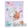 Miss Melody 3491248 omaľovánky s transparentní fólií koně Miss Melody 3491248 omaľovánky s transparentní fólií koně