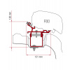 Adaptér pre markízu Fiamma F80 pre vozidlo VW Crafter L3H3 od roku 2016 Adaptér pre markízu Fiamma F80 pre vozidlo VW Crafter L3H3 od roku 2016
