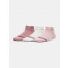 Under Armour Dámske ponožky UA Breathe NS Tab (3 páry) - Pink Under Armour Dámske ponožky UA Breathe NS Tab (3 páry) - Pink