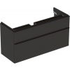 Geberit Smyle Square Skrinka pod umývadlo,1184x470x617mm, 2 zásuvky, závesná, lávovo matná 500.355.JK.1 Geberit Smyle Square Skrinka pod umývadlo,1184x470x617mm, 2 zásuvky, závesná, lávovo matná 500.355.JK.1