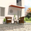 zahrada-XL Zaťahovacia markíza 300x150 cm oranžová a hnedá 145897 zahrada-XL Zaťahovacia markíza 300x150 cm oranžová a hnedá 145897