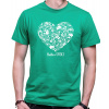 Fajntričko Tričko - Hudba v SRDCI, Farba zelená, Strih/ Variant Pánske / UNISEX tričko Fajntričko Tričko - Hudba v SRDCI, Farba zelená, Strih/ Variant Pánske / UNISEX tričko