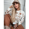 Fashionweek Dámsky sveter elegantný teplý štýlový NB142312 LUISA Farba: krémová, Veľkosť: Universal Fashionweek Dámsky sveter elegantný teplý štýlový NB142312 LUISA Farba: krémová, Veľkosť: Universal