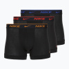 Pánske boxerky Nike Everyday Cotton Stretch Trunk 3 pary black lig crim/des och/deep night logo waistband Pánske boxerky Nike Everyday Cotton Stretch Trunk 3 pary black lig crim/des och/deep night logo waistband