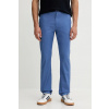 Tommy Hilfiger nohavice chinos pánske bavlnené s elastanom MW0MW40262 modrá 34/34 Tommy Hilfiger nohavice chinos pánske bavlnené s elastanom MW0MW40262 modrá 34/34