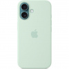 iPhone 16 Silicone Case with MagSafe - Aquamarine MDGP4ZM/A iPhone 16 Silicone Case with MagSafe - Aquamarine MDGP4ZM/A