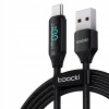 Kábel Toocki USB - USB typ C 2 m čierny Kábel Toocki USB - USB typ C 2 m čierny