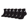 Nike 6-Pack Quarter Socks Infants Black Infs C3-C7 Nike 6-Pack Quarter Socks Infants Black Infs C3-C7