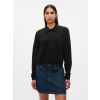 GAP Polo sveter CashSoft Čierna L GAP Polo sveter CashSoft Čierna L