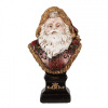 Clayre & Eef Červeno-zlatá vianočná dekorácia busta Santa Claus - 10*8*17 cm - Clayre & Eef Clayre & Eef Červeno-zlatá vianočná dekorácia busta Santa Claus - 10*8*17 cm - Clayre & Eef