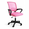 Kancelárska stolička Ecarla KO25 ružová Kancelárska stolička Ecarla KO25 ružová