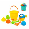 Polesie Sada na piesok Kýblik veľký zámok s lopatkou Polesie Sada na piesok Kýblik veľký zámok s lopatkou
