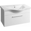 Aqualine, AKIRA umyvadlová skrinka 74,5x42x34cm, biela, AK280 Aqualine, AKIRA umyvadlová skrinka 74,5x42x34cm, biela, AK280