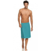 NordicSPA saunovací vaflový kilt pre mužov 80x150cm tyrkysový NordicSPA saunovací vaflový kilt pre mužov 80x150cm tyrkysový