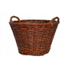 Kôš, košík - Prútený ekonomický kôš pre drevo ⌀ 30 cm (Prútený ekonomický kôš pre drevo ⌀ 30 cm) Kôš, košík - Prútený ekonomický kôš pre drevo ⌀ 30 cm (Prútený ekonomický kôš pre drevo ⌀ 30 cm)