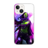 AppleMix Kryt MARVEL pre Apple iPhone 14 Plus - Gamora - gumový - biely / ružový AppleMix Kryt MARVEL pre Apple iPhone 14 Plus - Gamora - gumový - biely / ružový