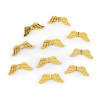 Ozdobný diel anjelské krídla 12x29 mm zlatá 10ks Ozdobný diel anjelské krídla 12x29 mm zlatá 10ks